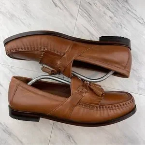 •Johnston & Murphy Aragon Loafer Brown Mens SZ 12 Leather Kiltie Tassel 20-3370 Johnston & Murphy Aragon Loafer Brown Mens SZ 12 Leather  main image 3